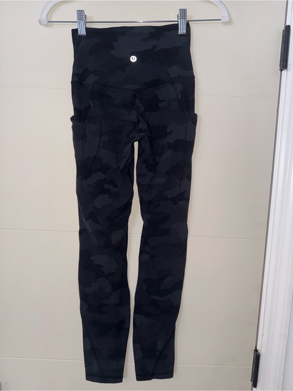 lululemon athletica Align 25” Black Camo with Pockets High-Waist Leggings